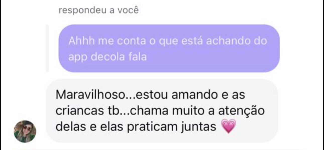 Depoimento de mãe sobre o App Decola Fala