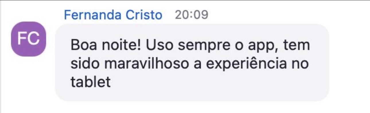 Depoimento de Fernanda Cristo sobre o App Decola Fala